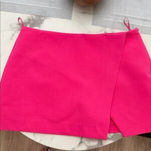 Zara Hot Pink Mini Skort